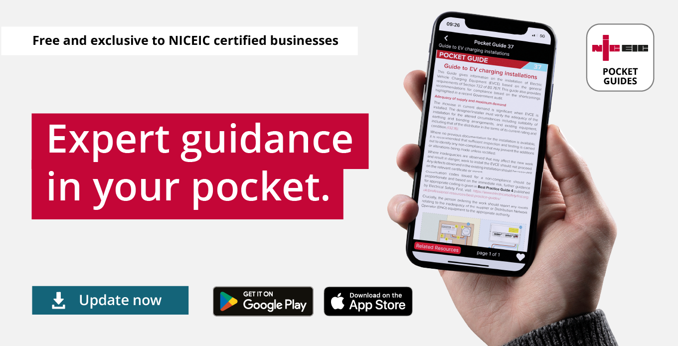 Free and exclusive NICEIC pocket guides app